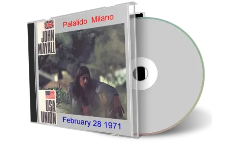 Artwork Cover of John Mayall 1971-02-28 CD Milan Audience