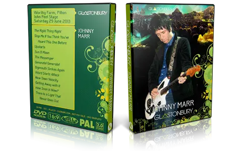 Artwork Cover of Johnny Marr 2013-06-29 DVD Glastonbury Festival Proshot