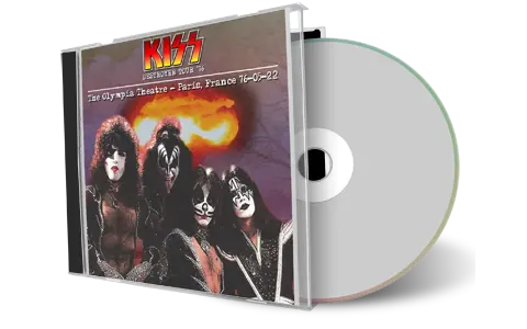 Artwork Cover of KISS 1976-05-22 CD Paris Soundboard