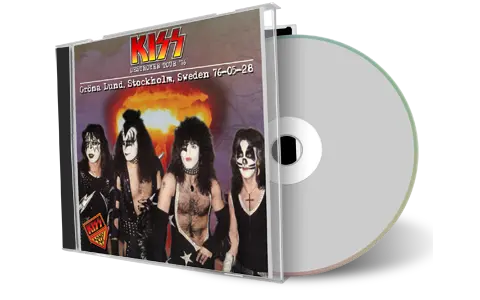 Artwork Cover of KISS 1976-05-28 CD Stockholm Audience