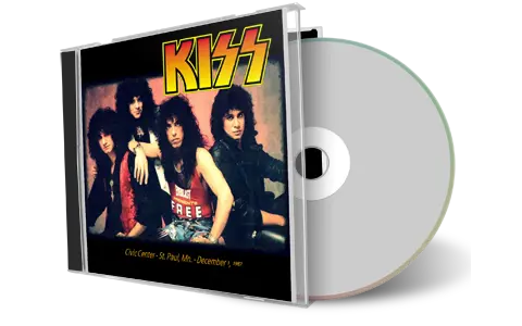 Artwork Cover of KISS 1987-12-01 CD St Paul Audience