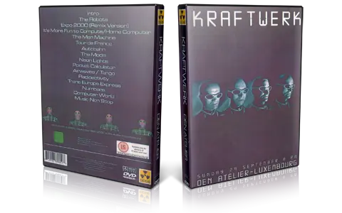 Artwork Cover of Kraftwerk 2002-09-29 DVD Luxembourg Audience