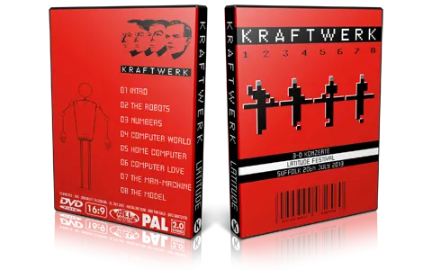 Artwork Cover of Kraftwerk 2013-07-20 DVD Latitude Festival Proshot