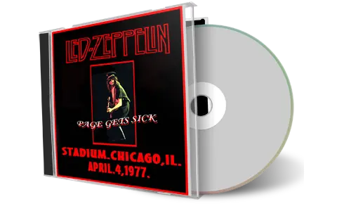 Artwork Cover of Led Zeppelin 1977-04-09 CD Chicago Audience