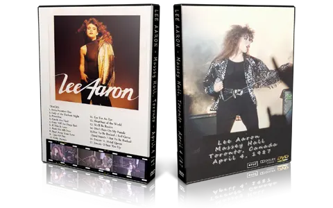 Artwork Cover of Lee Aaron 1987-04-04 DVD Toronto Audience