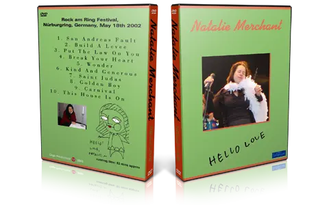 Artwork Cover of Natalie Merchant 2002-05-18 DVD Lodz Proshot