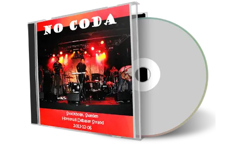 Artwork Cover of No Coda 2013-12-06 CD Stockholm Audience