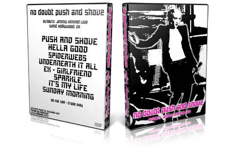 Artwork Cover of No Doubt 2013-01-08 DVD Hollywood Audience