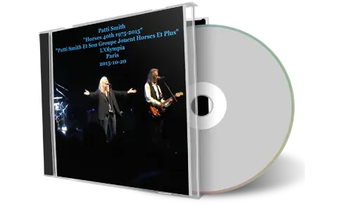 Artwork Cover of Patti Smith 2015-10-20 CD Paris Audience
