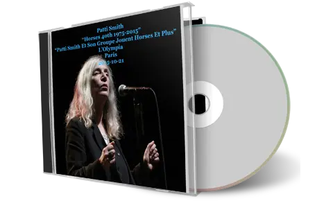 Artwork Cover of Patti Smith 2015-10-21 CD Paris Audience