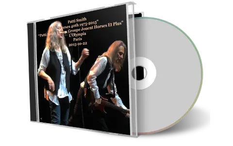Artwork Cover of Patti Smith 2015-10-22 CD Paris Audience