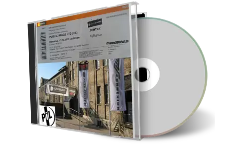 Artwork Cover of Public Image Ltd 2015-10-13 CD Mannheim Audience
