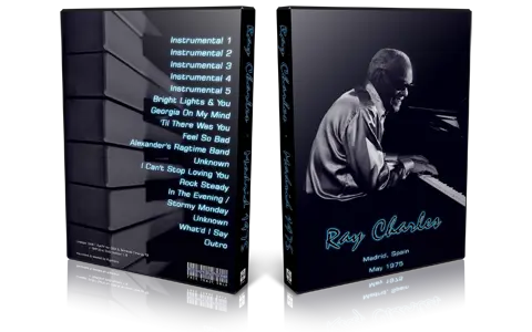 Artwork Cover of Ray Charles 1975-05-01 DVD Madrid Proshot