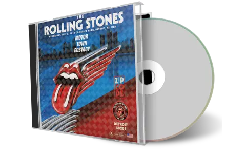 Artwork Cover of Rolling Stones 2015-07-08 CD Detroit Soundboard
