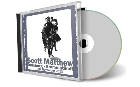 Artwork Cover of Scott Matthew 2013-11-29 CD Duisburg Audience