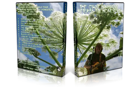 Artwork Cover of Steve Hackett 2013-10-10 DVD Homestead Audience