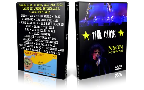 Artwork Cover of The Cure 2002-07-25 DVD Nyon Proshot