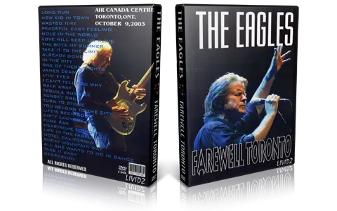 Artwork Cover of Eagles 2003-10-09 DVD Toronto Audience