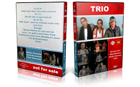 Artwork Cover of Trio 1982-07-01 DVD Munich Proshot