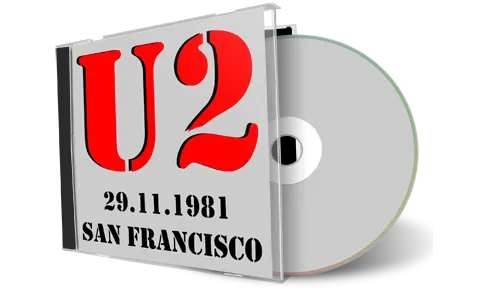Artwork Cover of U2 1981-11-29 CD San Francisco Audience