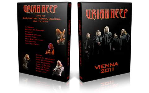 Artwork Cover of Uriah Heep 2011-05-12 DVD Vienna Audience