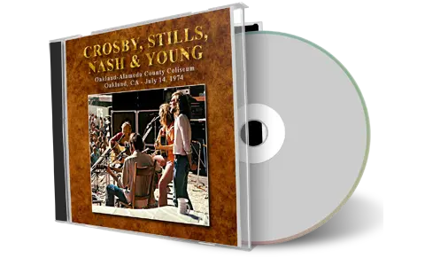 Artwork Cover of Csny 1974-07-14 CD Oakland Audience