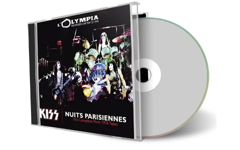 Artwork Cover of Kiss Compilation CD Nuits Parisiennes 1976 Audience