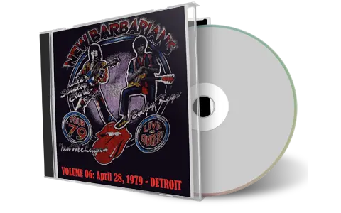 Artwork Cover of The New Barbarians 1979-04-28 CD Detroit Audience