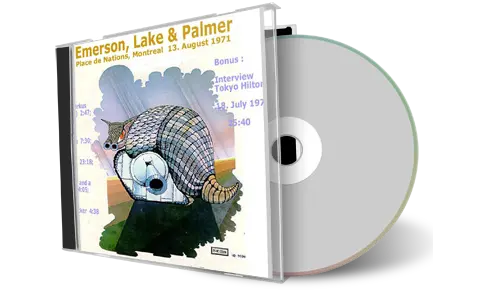 Artwork Cover of Elp 1971-08-13 CD Montreal Audience