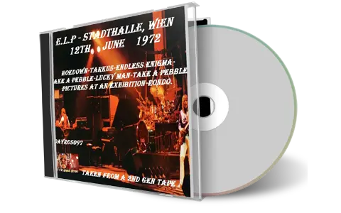 Artwork Cover of Elp 1972-06-12 CD Wien Audience