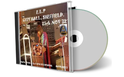 Artwork Cover of Elp 1972-11-25 CD Sheffield Audience