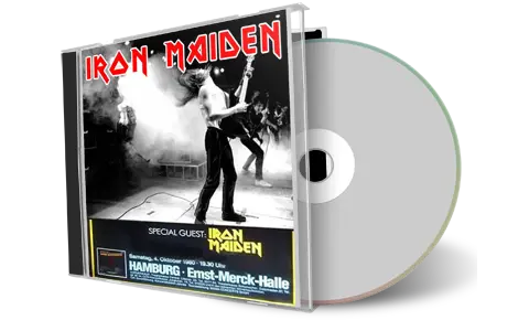 Artwork Cover of Iron Maiden 1980-10-04 CD Hamburg Audience