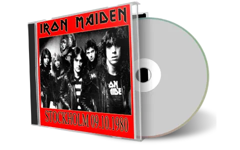 Artwork Cover of Iron Maiden 1980-10-09 CD Stockholm Audience