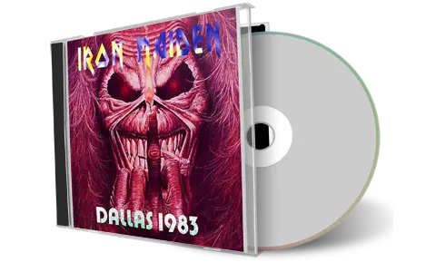 Artwork Cover of Iron Maiden 1983-07-23 CD Dallas Audience