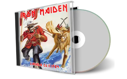 Artwork Cover of Iron Maiden 1984-11-26 CD Quebec Audience