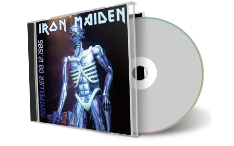 Artwork Cover of Iron Maiden 1986-12-08 CD Montpellier Audience