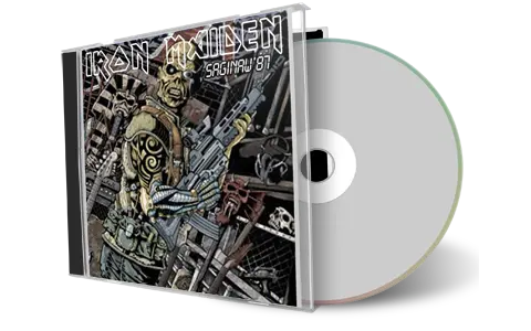 Artwork Cover of Iron Maiden 1987-03-17 CD Saginaw Audience