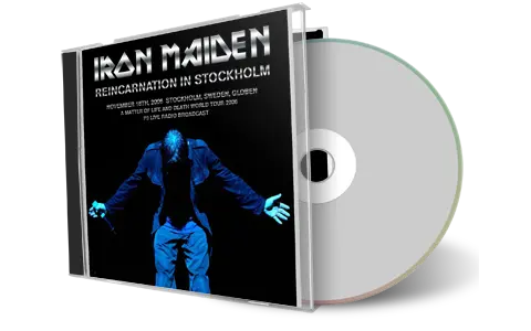 Artwork Cover of Iron Maiden 2006-11-25 CD Stockholm Audience