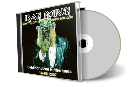 Artwork Cover of Iron Maiden 2007-06-16 CD Biddinghuizen Audience