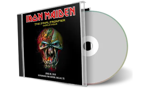 Artwork Cover of Iron Maiden 2010-06-09 CD Dallas Audience