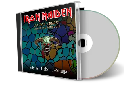 Artwork Cover of Iron Maiden 2018-07-13 CD Lisbon Soundboard