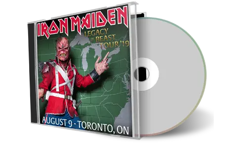 Artwork Cover of Iron Maiden 2019-08-09 CD Toronto Audience