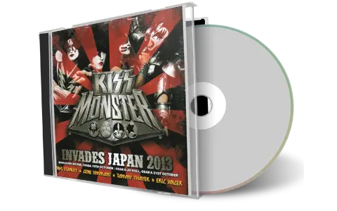 Artwork Cover of Kiss Compilation CD Invades Japan 2013 Audience