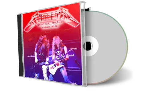 Artwork Cover of Metallica 1984-11-23 CD Bordeaux Audience