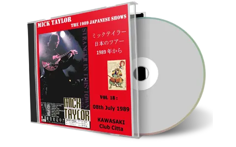 Artwork Cover of Mick Taylor 1989-07-08 CD Kawasaki Audience