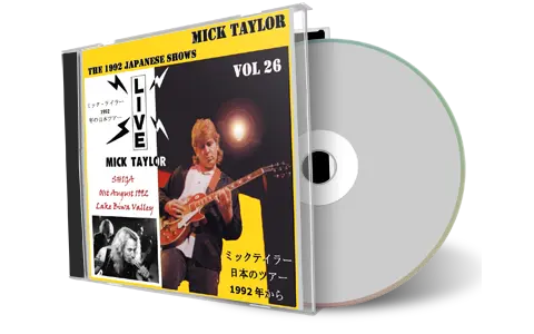Artwork Cover of Mick Taylor 1992-08-01 CD Shiga Audience