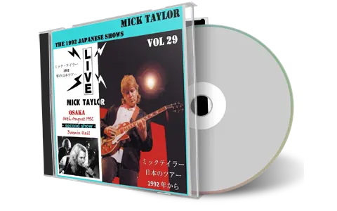 Artwork Cover of Mick Taylor 1992-08-04 CD Osaka Audience