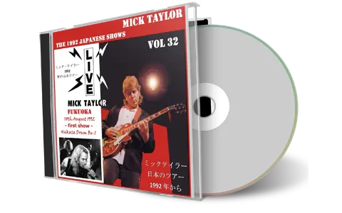 Artwork Cover of Mick Taylor 1992-08-08 CD Fukuoka Audience