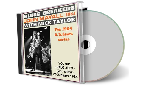 Artwork Cover of Mick Taylor John Mayall 1984-01-20 CD Palo Alto Audience