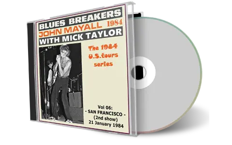 Artwork Cover of Mick Taylor John Mayall 1984-01-21 CD San Francisco Audience